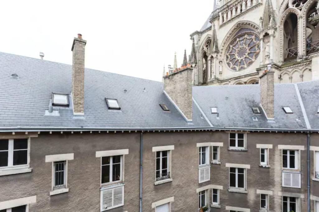 Hyper Centre Cathedrale Reims Exterior foto
